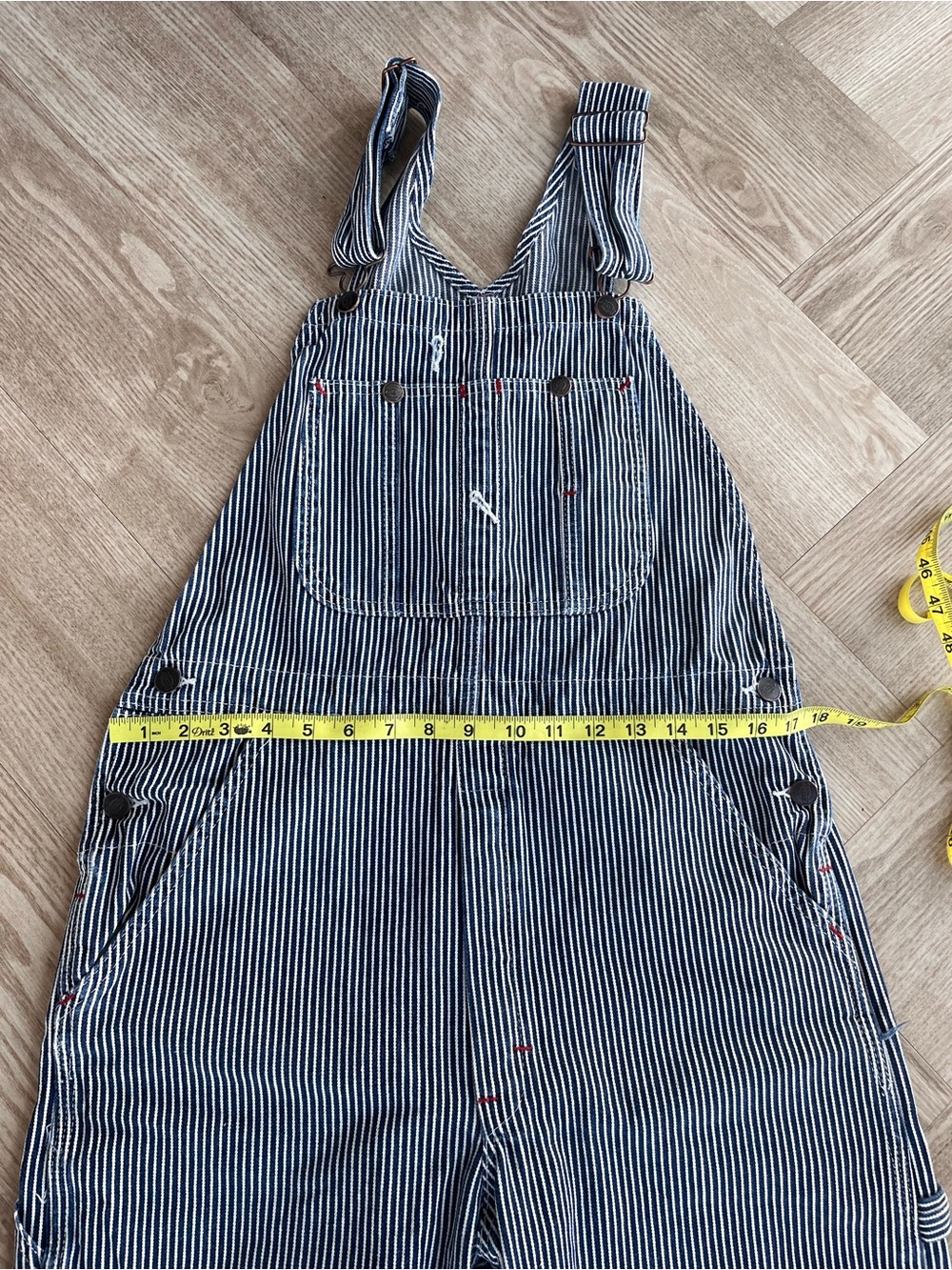 Dickies Striped Denim Railroad Overalls size 2-4 - Picture 6 of 7